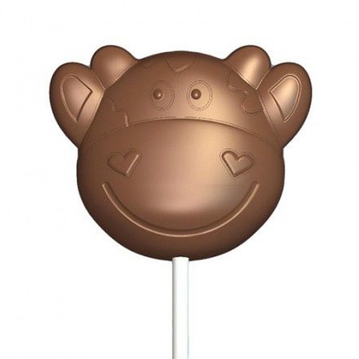 Piruleta de chocolate vaca 