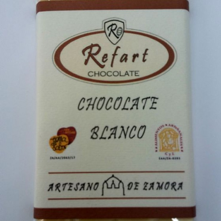 Tableta de chocolate blanco